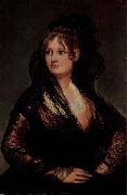 Francisco de Goya Portrat der Dona Isabel Cabos de Porcel oil painting